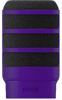 Вітрозахист Rode WS14 для PodMic Purple (698813014262)