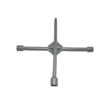 Ключ колёсный балонный INTERTOOL "крест" 21 х 19 х 17 х 1/2", усиленный (38753)