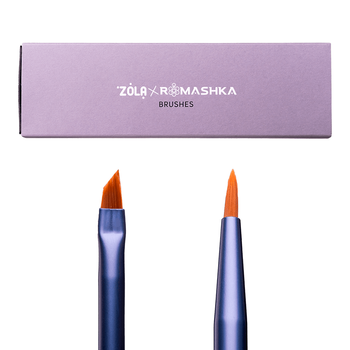 Zola x Romashka Набор кистей для окрашивания бровей и ресниц