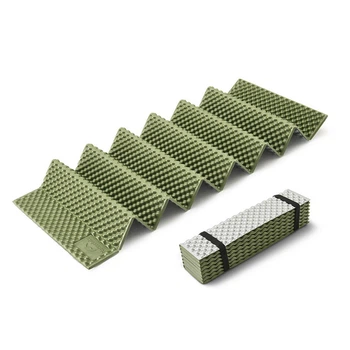 Коврик складной IXPE Naturehike CNK2450WS044, алюминиевая пленка, 195x60х1,8 см, оливковый зеленый