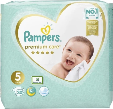 Підгузки Pampers Premium Care 5 Junior 11 - 16 кг 30 шт (8001090379399)