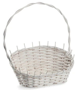 Кошик плетений подарунковий Kadax Mede 25 х 36 см Білий K9152 (5903699485033)