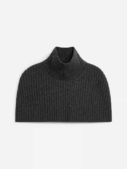 Комір жіночий ARKET rib wool collar 1184419001 M-L Сірий