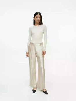 Штани жіночі ARKET crinkle satin trousers 1212716001 34