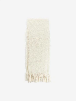 Шарф ARKET bouclé scarf 1193240001 Молочний