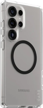 Панель CARE by Panzer Glass Flagship Case Urban Combat Case Transparent w. Black Qi для Samsung Galaxy S25 Ultra Transparent-Black (CRRFUBQG38488)