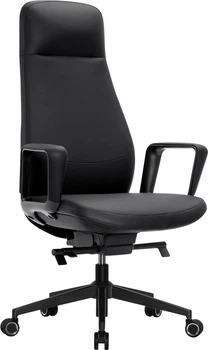 Крісло офісне GT RACER B-2115 Leather Black (B-2115 Black)