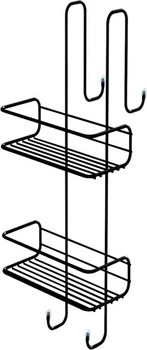Полиця для ванної кімнати Gedy 22 x 24 x 49 см Чорна