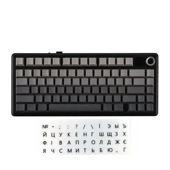 Клавіатура AULA F75 MAX бездротова механічна, 75%, RGB підсвітка, Bluetooth 5.1, чорний градієнт (AULA-F75-MAX-BG)