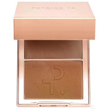 Дуэт бронзеров PATRICK TA Major Sculpt Crème Contour & Powder, Цвет: She's Sculpted - средний с теплым бронзером и холодным контуром