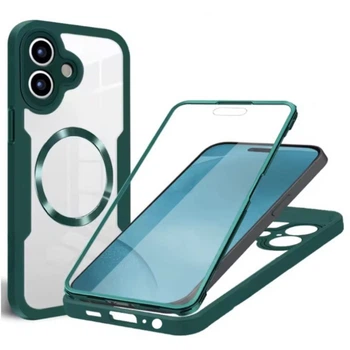 Чехол Double Shield 360 with Ring для Samsung Galaxy A07 4G green