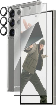 Панель Panzer Glass Bundle 3в1 для Samsung Galaxy S24 Ultra + Захисне скло Прозорий (5711724212123)