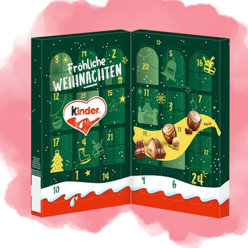 Адвент календар новорічний Kinder Mini Eggs & Bueno книжечка mini 121 г