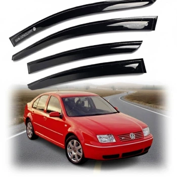 Дефлектори вікон ветровики Volkswagen Bora 1998-2005 Скотч 3M Voron Glass (VV13598)