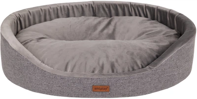 Legowisko dla psów Amiplay Siena owalne S Szare (5907563299108)