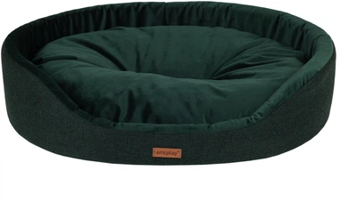 Legowisko dla psów Amiplay Siena owalne L Zielone (5907563299184)