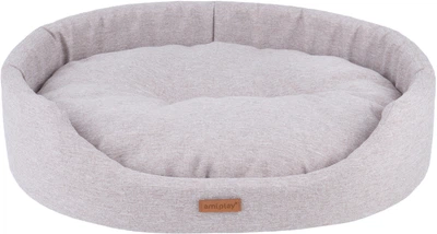 Legowisko dla psów Amiplay Montana owalne XXL Beżowe (5907563281134)