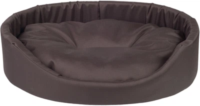 Лежак для собак Amiplay Basic овальний XS Коричневий (5907563246133)