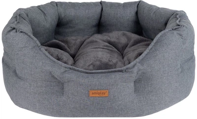Лежак для собак Amiplay Como Colosseum L Графітовий (5907563312500)