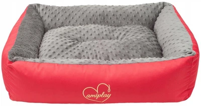 Legowisko dla psów Amiplay Babydoll Sofa L Szare (5907563249561)