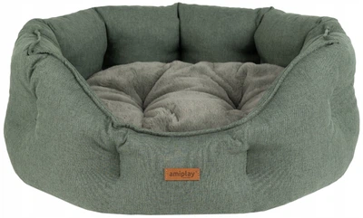 Legowisko dla psów Amiplay Como Colosseum L Zielone (5907563312463)