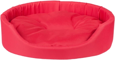 Legowisko dla psów Amiplay Basic owalne XXXL Czerwone (5907563246416)