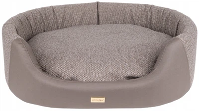 Legowisko dla psów Amiplay Milano Elipsa L Beżowe (5907563310650)