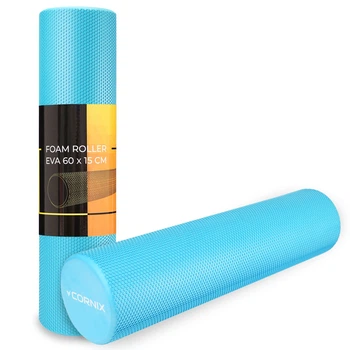 Массажный ролик Cornix EVA+ 60 x 15 см (валик, роллер) XR-0311 Blue
