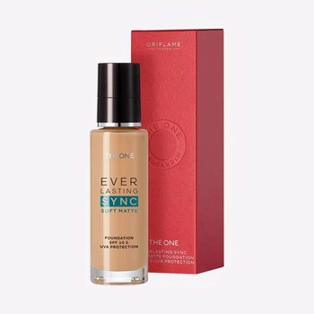 Адаптивная матовая тональная основа THE ONE Everlasting Sync SPF 10 42127 Естественный Беж