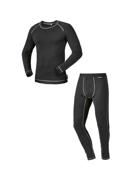 Комплект термобелья (лонгслив и штаны) для мужчины Parkside LYCRA® 425007-425008 M Черный