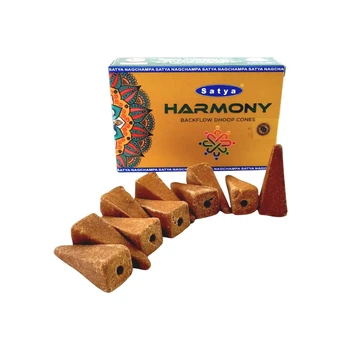 Аромаконусы обратного потока Гармония Harmony 10 конусов Satya 8904234413709