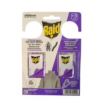 Гель Raid от моли лаванда 2 шт