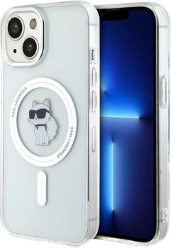 Панель Karl Lagerfeld IML Choupette MagSafe для Apple iPhone 15 / 14 / 13 Transparent (KLHMP15SHFCCNOT)