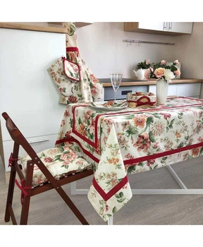 Скатерть с кантом Глория Роза 180х136 см ПРОВАНС (014648) 4823093419704