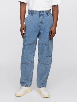Джинсы Багги широкие мужские GAP 603870335 W34L32 Синие (1159849644)