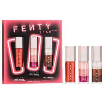 Набір блисків FENTY BEAUTY Glossy Posse VIII 3-Piece Lip Luminizer Set The Holiday Glow-Up Collection