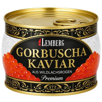 Ікра Лососева Зерниста (Горбуша) LEMBERG Kaviar Alaska Gold 500 г
