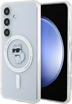 Etui Karl Lagerfeld IML Choupette MagSafe do Samsung Galaxy S24 Transparent (KLHMS24SHFCCNOT)
