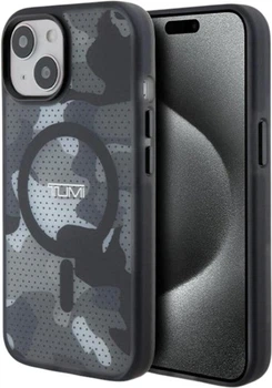 Панель TUMI Frosted Camo Print MagSafe для Apple iPhone 15/14/13 Black (TUHMP15STCAMK)
