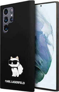 Etui Karl Lagerfeld Silicone Choupette do Samsung Galaxy S24 Ultra Black (KLHCS24LSNCHBCK)