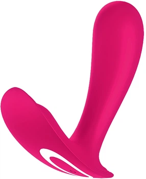 Вибратор с двумя моторами Satisfyer Top Secret 11 х 3 см Розовый (4061504003382)