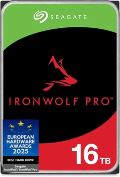 Внутренний жесткий диск 3.5" Seagate IronWolf 16TB 7200 об\мин 180 МБ\с SATA III (ST16000NTZ01/ST16000NT001) Б/В k1