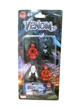 Набор фигурок Venom Marvel 4 персонажа совместимы с LEGO от 6 лет