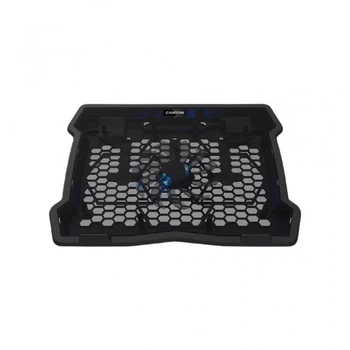 Подставка для ноутбука Canyon NS02, 10-15.6 laptop, single fan with 2x2.0 USB hub (CNE-HNS02) (6613)