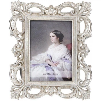 Фоторамка Shabby Chic «Antique Silver» для фото 12х17см, полістоун (6577)