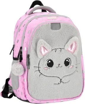 Шкільний рюкзак Starpak Kitty 40 × 29 × 20 см 23 л Рожево-сірий (5905523680911)