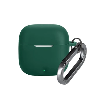 Силиконовый чехол для наушников OPPO Enco Buds3, Hang Case, зеленый, ультратонкий защитный кейс толщиной 2 мм, защита от царапин, пыли и ударов, компактный, с карабином для крепления, ArmorStandart (ARM88032)