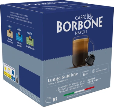 Кава в капсулах Caffe Borbone Dolce Gusto 100% Arabica Blend 5.5 г х 16 шт (8055176432423)