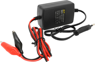 Зарядное устройство для аккумулятора Voltronic 12 В/1.5 A с зажимом, Q100 (YT15618)