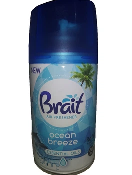 Освежитель воздуха Brait Ocean Breeze автоматический сменный баллон 250мл